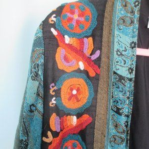 Soft Surroundings Green/Blue Jacket  XL